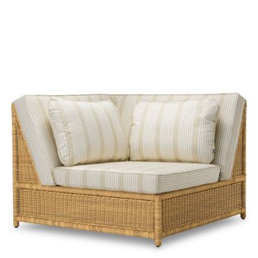 Hampton Faux Rattan Outdoor Modular Corner