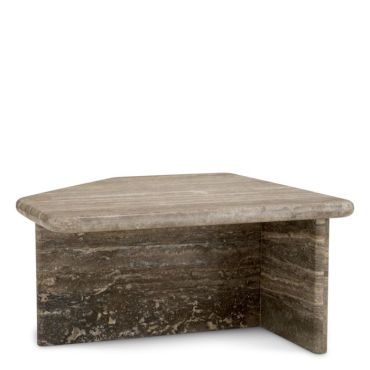 Ciro Small Silver Travertine Coffee Table