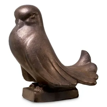 Bronze Dove Bird Sculpture