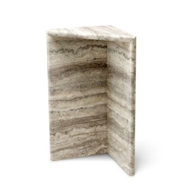 Northbridge Small Silver Travertine Column
