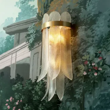 Erika Antique Brass Wall Lamp