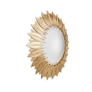LEAF ROUND MIRROR