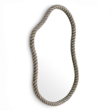 Elvington Antique Nickel Large Mirror