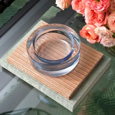 Marcellus Light Blue Hand Blown Bowl