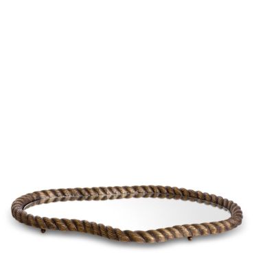 Elvington Antique Brass Tray