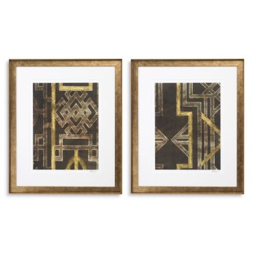 Trellis Pattern By Ethan Harper I Print - Set of 2