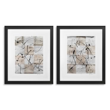 Ink Casting Print By Michael Willett - Set Of 2