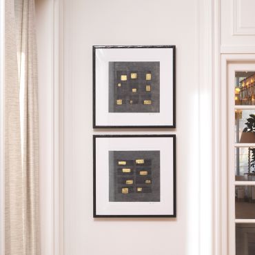 Black Squares By Michael Willett Print Set Of 2