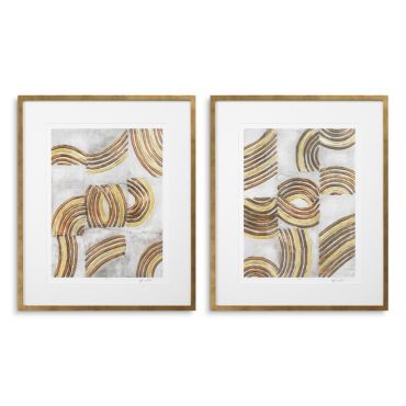 Refined Catena By Michael Willett Print - Set Of 2