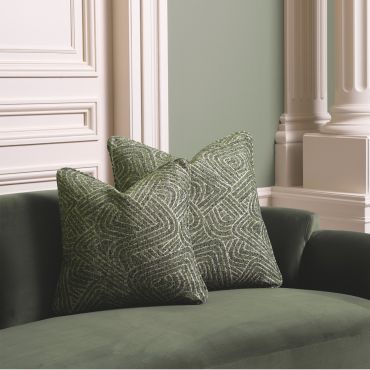 Camari Small Green Cushion