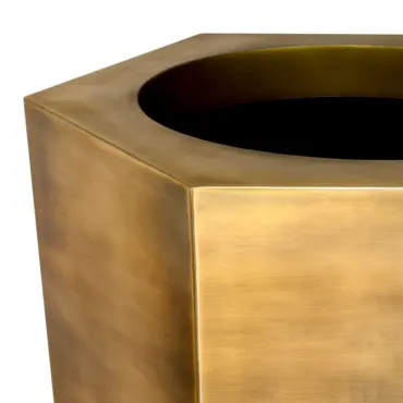 Montura High Vintage Brass Planter