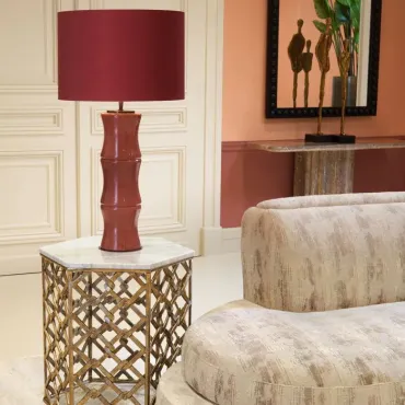 Bonny Coral Red Table Lamp