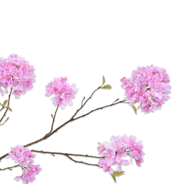 Blossom Spray Lavender 112cm