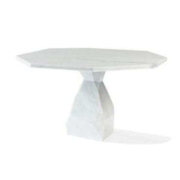 GINGER & JAGGER ROCK DINING TABLE CARRARA 140CM
