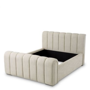 Kayden Albury Beige King Bed with Mattress