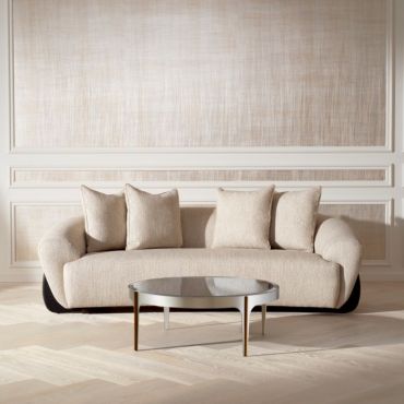 Artemisa Stainless Steel/ Brass Small Coffee Table