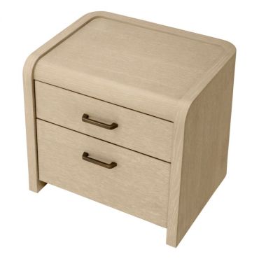 Joane Nightstand Washed Oak