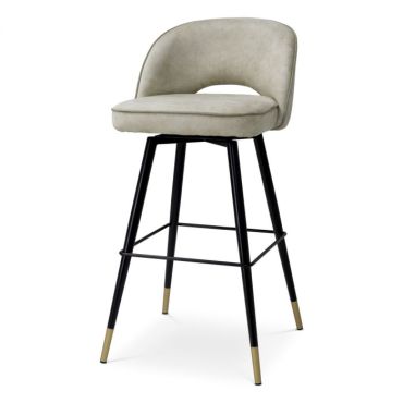 Cliff Mayer Silver Bar Stool Set of 2