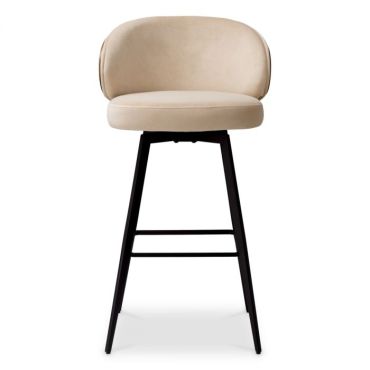 Camerota Sabino Beige Bar Stool