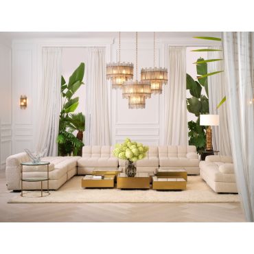 Dean Boucle Cream Right Sofa