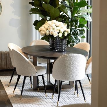 Cooper Boucle Cream Dining Chair - Set of 2