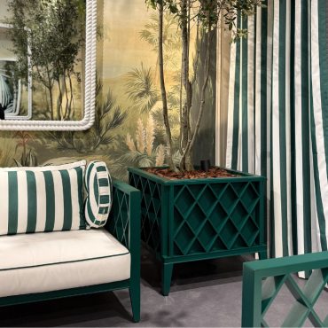 Ocean Club Green Outdoor Planter