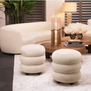 Tulum Brisbane Cream Stool