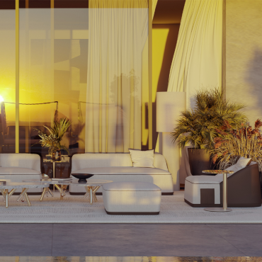 Flow Outdoor Ottoman - Customise