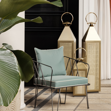 Clifton Blaise Light Blue Outdoor Chair