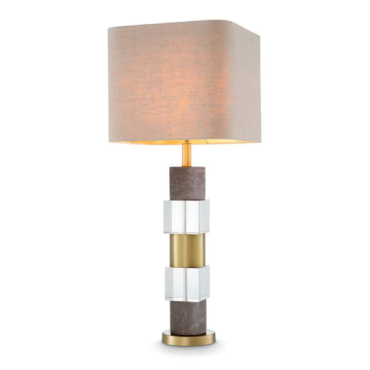 Cullingham Grey Marble Table Lamp