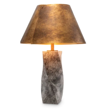 Camelia Grey Marble Table Lamp