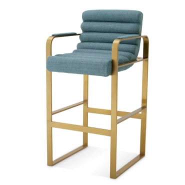 Olsen Scalea Blue Bar Stool
