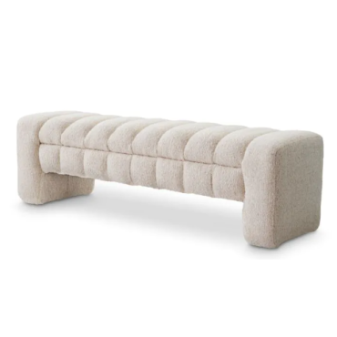 Taranto Cascade Off-White Bench