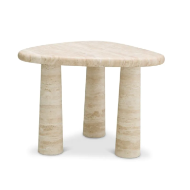 Larino Travertine Small Side Table