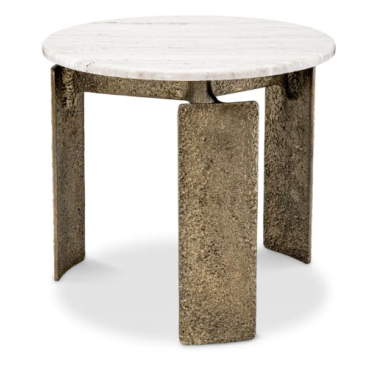 Bodega Vintage Brass Side Table