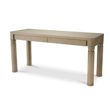 Carmel Desk Washed Oak Veneer
