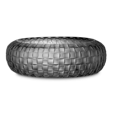 Varese Grey Glass Bowl