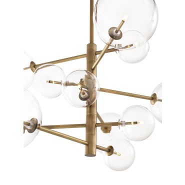 Argento Small Brass Chandelier
