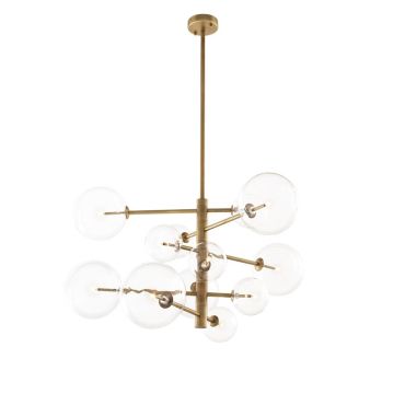 Argento Small Brass Chandelier