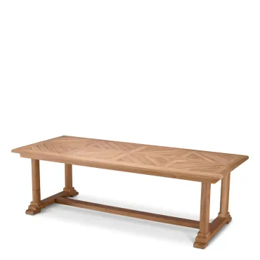 Bell Rive Natural Teak Outdoor Dining Table