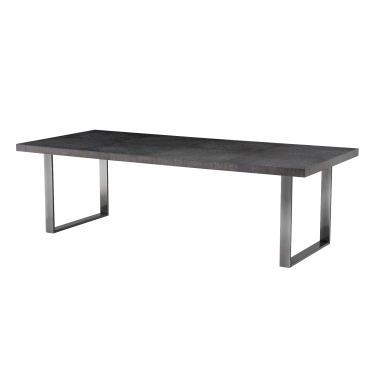 Borghese Charcoal Oak Veneer Dining Table
