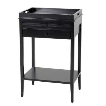 Broomer Black Side Table