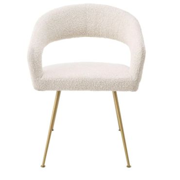 Bravo Boucle Cream Dining Chair