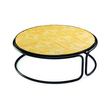 Caldas Round Coffee Table with Round Feet - Multiple Colours/Finishes