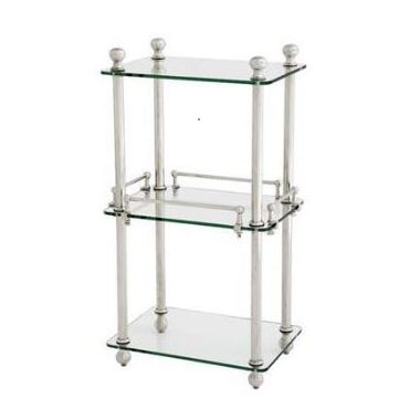 Devon Nickel Bathroom Rack
