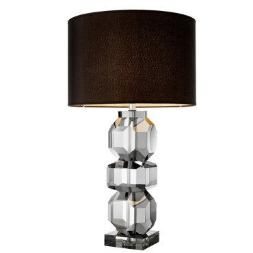 Mornington Smoked Crystal Table Lamp