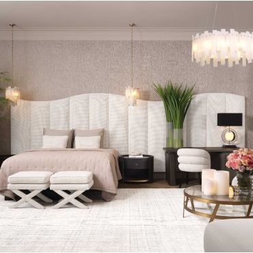 Rosemberg Charcoal Grey Oak Bedside Table 