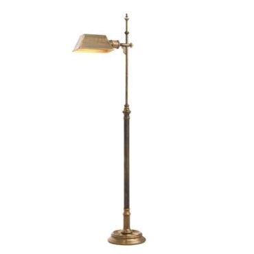 Charlene Brass Floor Lamp