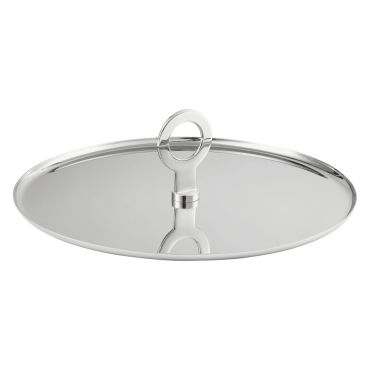 Oh De Christofle Stainless Steel Cocktail Plate