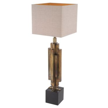 Ellis Vintage Brass Table Lamp